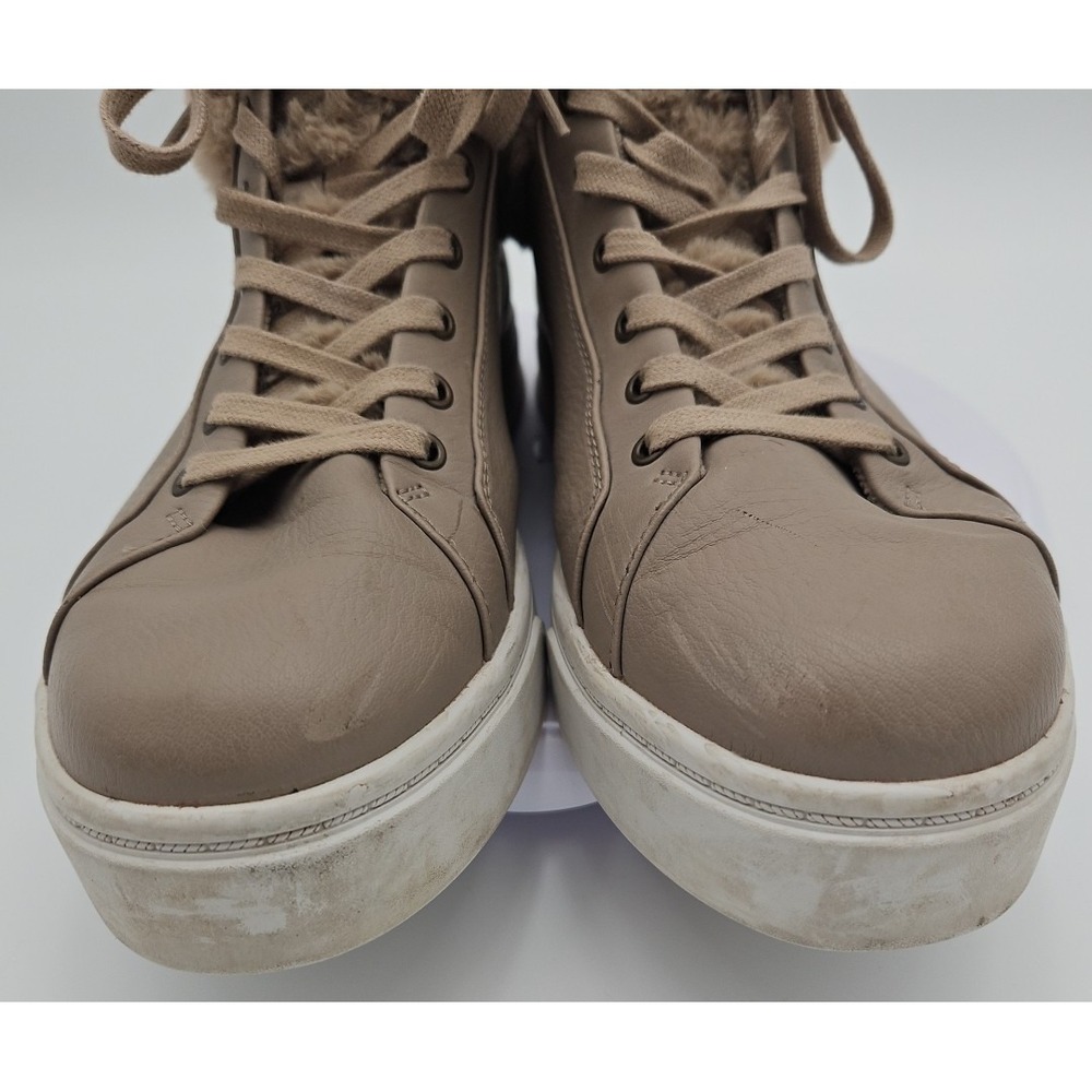 Koolaburra UGG Sundell Fuzz EUC W/11 Chukka Tan Faux Fur High Top Sneaker EUC - Picture 8 of 15